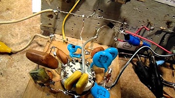 Device to test radio coils on resonance, optimum frequency and quality