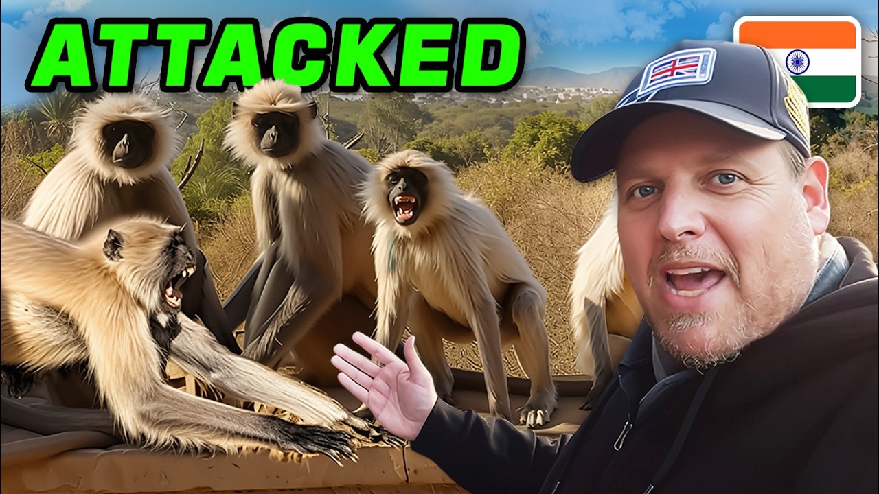 I Survived a Monkey Attack in Pushkar, India! 🇮🇳