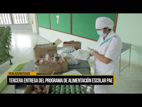 Tercera entrega de Programa de Alimentación Escolar