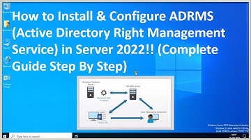 How to Install & Configure Active Directory Right Management Service (ADRMS) in Server 2022 !!