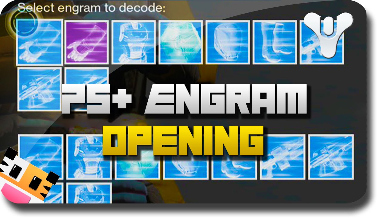Destiny Engrams - Engram Opening of 75+ Engrams (Destiny Legendary Engrams and Rare Engrams)