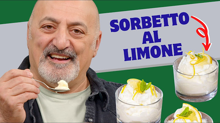 Sorbetto al limone