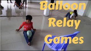 Balloon Relays  Five Different Team Games To Play With Balloons