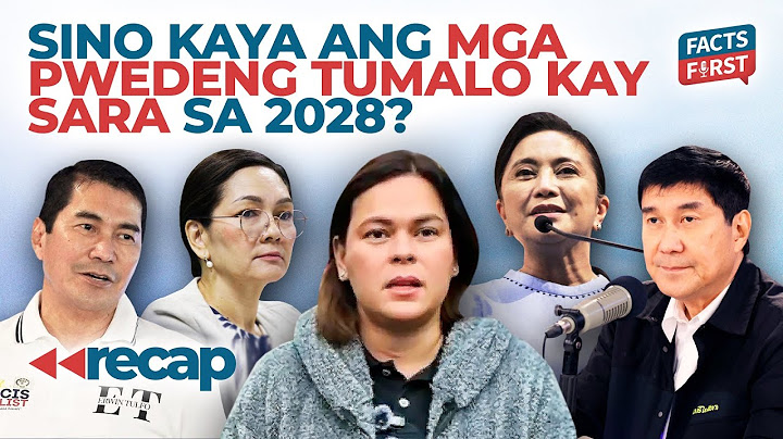 Who can beat Sara Duterte for president in 2028?