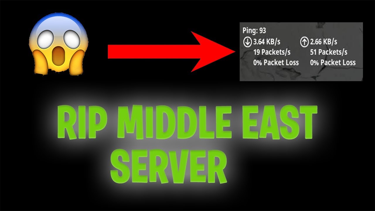 Fortnite RIP Middle East Server ( MIDDLE EAST SERVER REMOVED ? 😱)