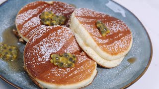 这么简单美味的早餐小松饼，无需烤箱，入口即化 ｜ Easy Breakfast Pancakes – No Oven