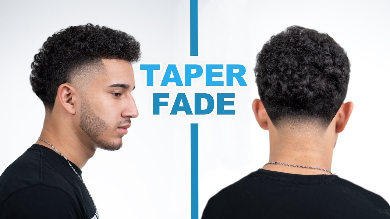 Curly Taper Fade Haircut Tutorial! | Easy Steps - Youtube