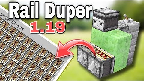Minecraft 1.19  Rail Duper {Duplication / Duplicator } Glitch  ( java/ bedrock/xbox/window10)