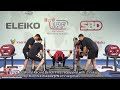 World Record Bench Press equipped with 255 kg by Hiroshi Ishikawa JPN in 74kg class