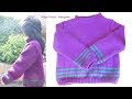 Tuto tricot pull enfant facile  raliser 6810 ans ctes 11 et jersey endroit pull mixte