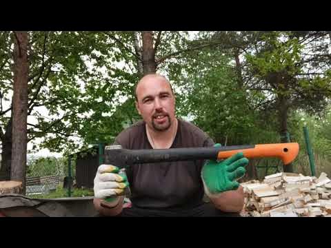 Моё мнение про Топор-колун FISKARS X17 и опыт его использования в ...