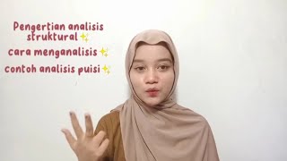 Analisis Pendekatan Struktural (dalam sebuah puisi)