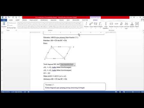 Video: Bagaimana Membuktikan Bahwa ABCD Adalah Jajar Genjang?