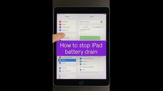 Stop your iPad battery from draining fast #shorts screenshot 4