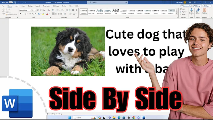 How To Put Text And Image Side By Side In Word