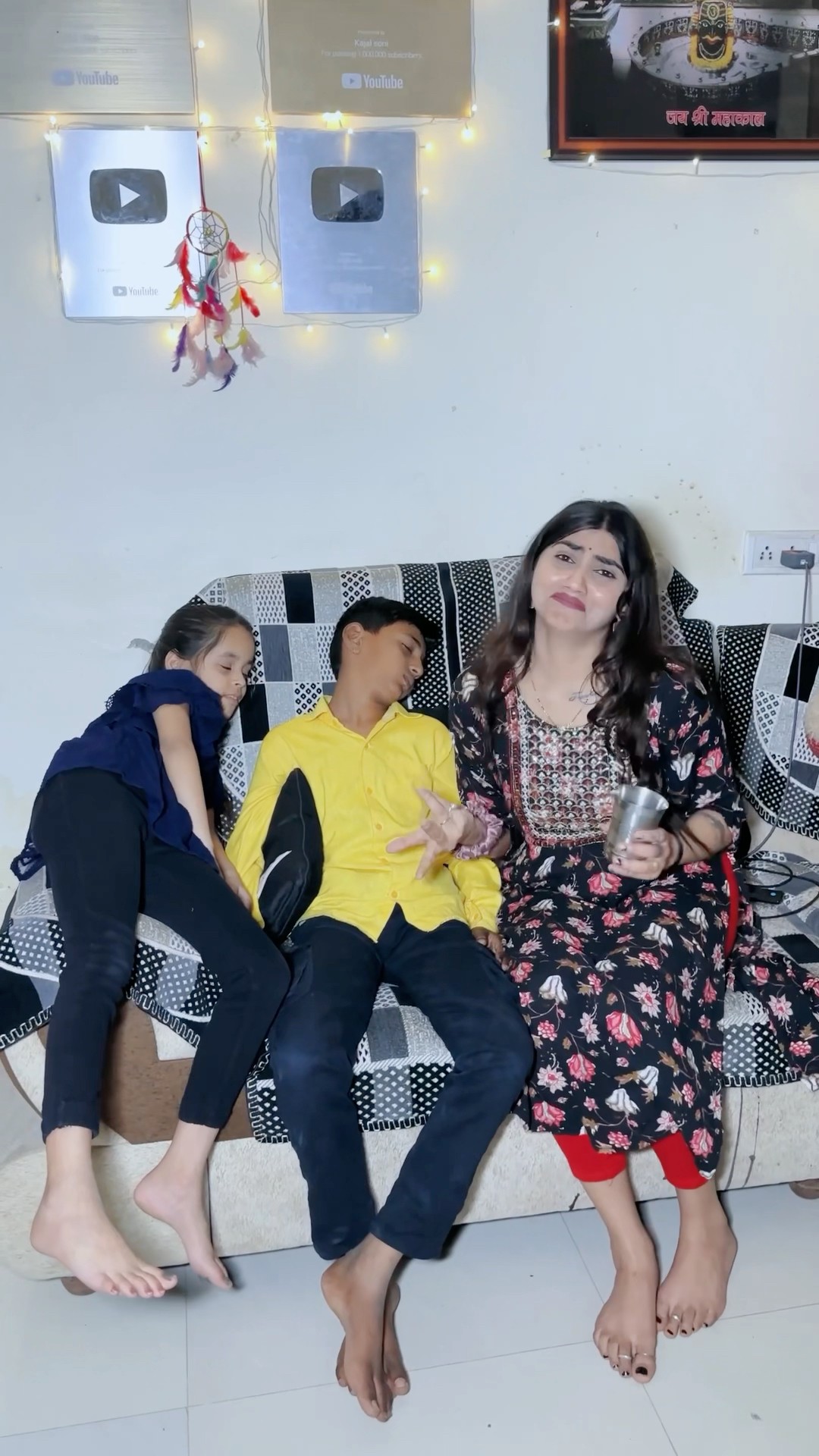 मेरे बच्चे मटर खा खा कर हुए बोर?? #funny #comedy #viralvideos #drama #kajalsoni @kajalsoni