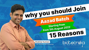 15 Reasons Why CSIR NET Aazad Batch Is The Right Choice For You!