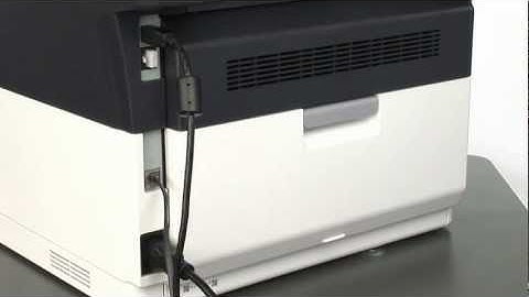 Connecting the cables of the FS-1220MFP, FS-1325MFP, FS-1320MFP, FS 1061DN and FS-1041