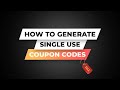 How To Generate Single-Use Coupon Codes In Amazon Seller Central