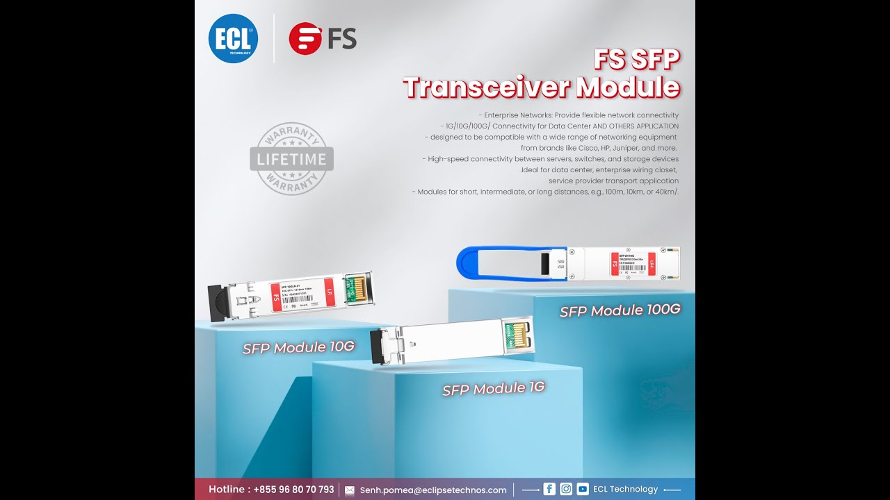 10G SFP+ Compatibility Test FS - YouTube