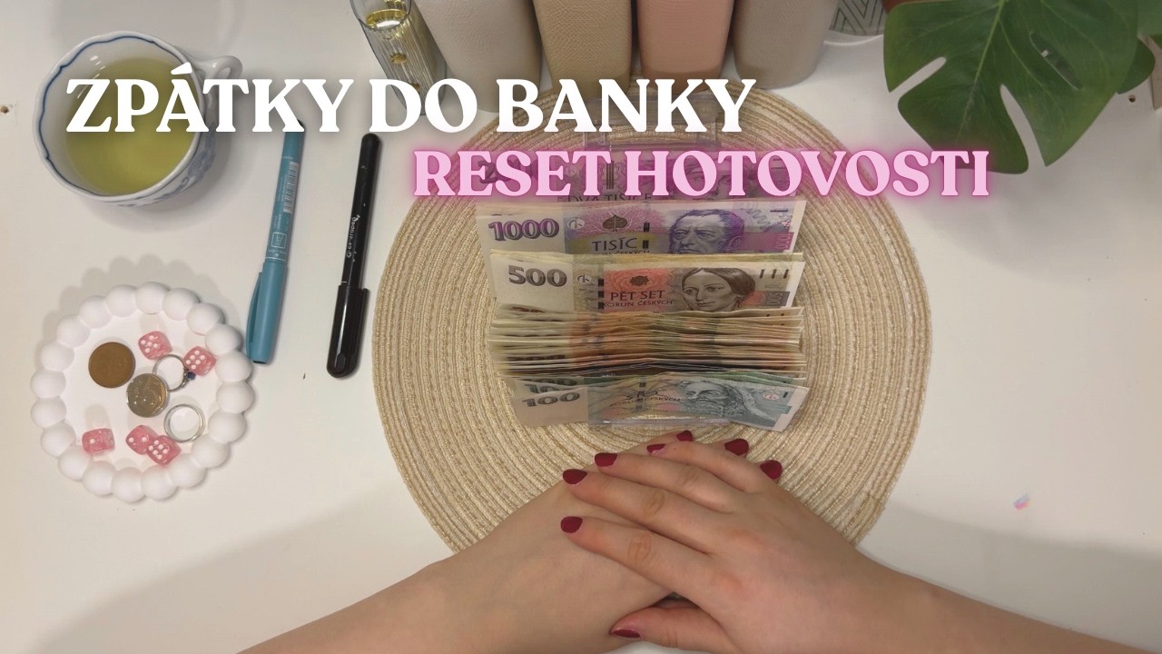 Čištění obálek ♡ zpátky do banky ♡ obálková metoda