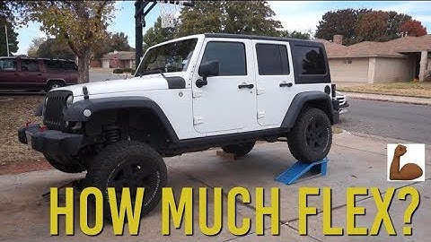 How Much Flex Does My Jeep Have?? (At Home Flex Test)