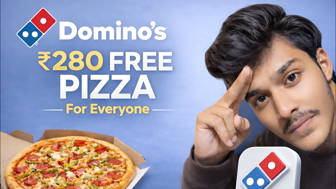 Domino’s ₹280 Free Shopping | Domino’s Free Pizza Offer | Domino’s New Coupon Code / New Offer 🍕 