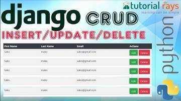 Part-2 (2019) Create Form |  Insert Data | Django MySql CRUD Tutorials