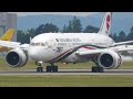 4K | *RARE* Biman Bangladesh Boeing 787-8 Dreamliner landing &amp; takeoff at Geneva/GVA/LSGG