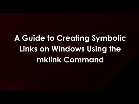 A Guide to Creating Symbolic Links on Windows Using the mklink Command