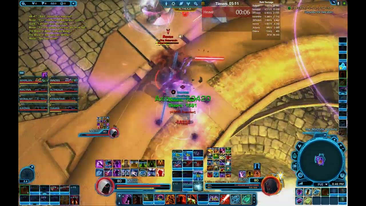 Swtor Revan 8 HM 7.01 sin tank pov