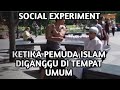 SOCIAL EXPERIMENT‼️REAKSI ORANG AMERIKA KETIKA PEMUDA MUSLIM DI GANGGU DI TEMPAT UMUM