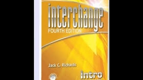 Interchange Intro unit 1 part 1  كورس انجليزي  الجامعة الامريكية إنترتشينج إنترو الوحدة الأولي