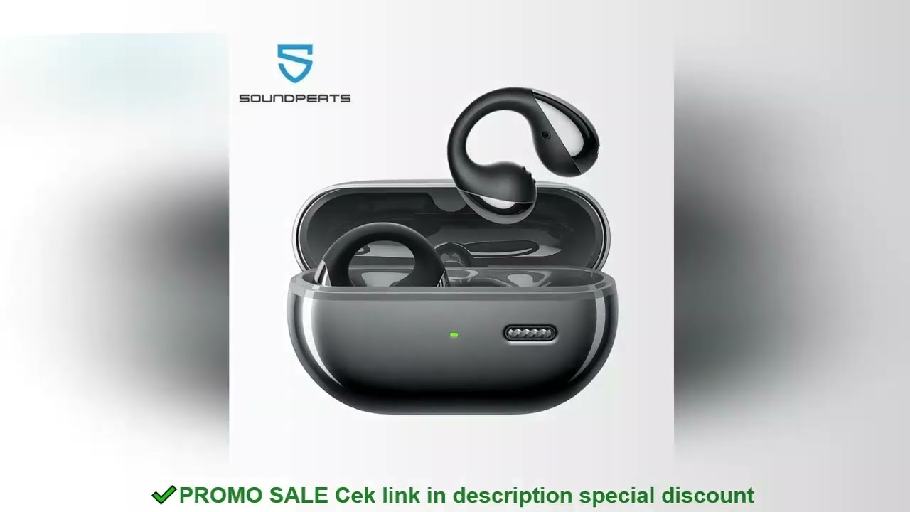 SoundPEATS PearlClip Pro Wireless Earphones Bluetooth 5.4 Opean-Ear Earbuds With AI ENC Clear Call,