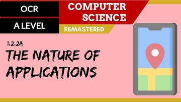 OCR A Level (H046-H446) The nature of applications