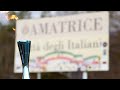 La fiaccola olimpica Milano Cortina 2026 ad Amatrice