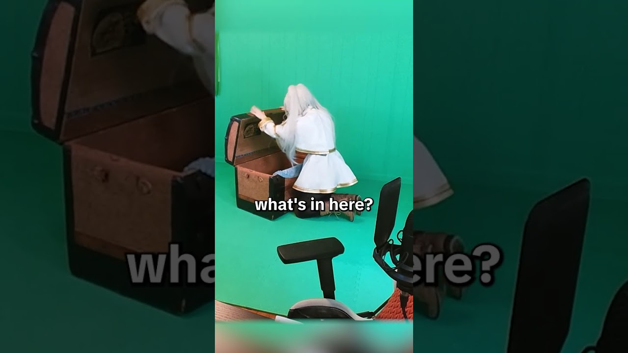 frieren can't resist the chest 😏