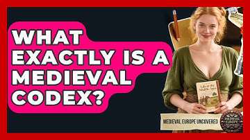 What Exactly Is A Medieval Codex? - Medieval Europe Uncovered