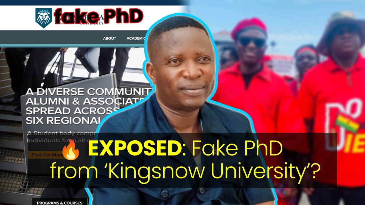 Fake Degrees Ep 1:  Rashid Tanko’s Mysterious PhD from Kingsnow University