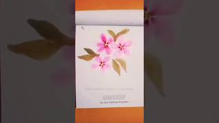if you're stuck with watercolor flowers, try this easy way to paint perfect little petals everytime