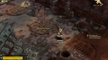 Tree of Savior - Royal Mausoleum 2F (Collection Chest, Monster, Statue of Goddess)