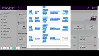 eCourier Using Dashboard screenshot 1