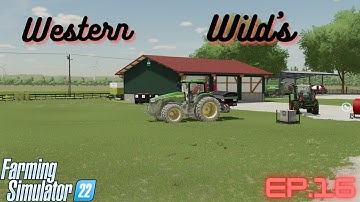 Liming / Fertilizing fields & New equipment | Fs22| Western Wilds | EP.16|
