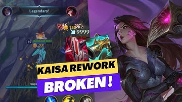 KAISA REWORK WILD RIFT WITH NEW ITEM IS SUPER BROKEN !!!