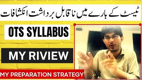 My Reviews on OTS Wapda All Vacancy Job Written Test Syllabus | Job Preparation Websites