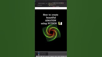 Creating amazing animation using PYTHON 🐍 #code #coding #python #javascript #programming #program