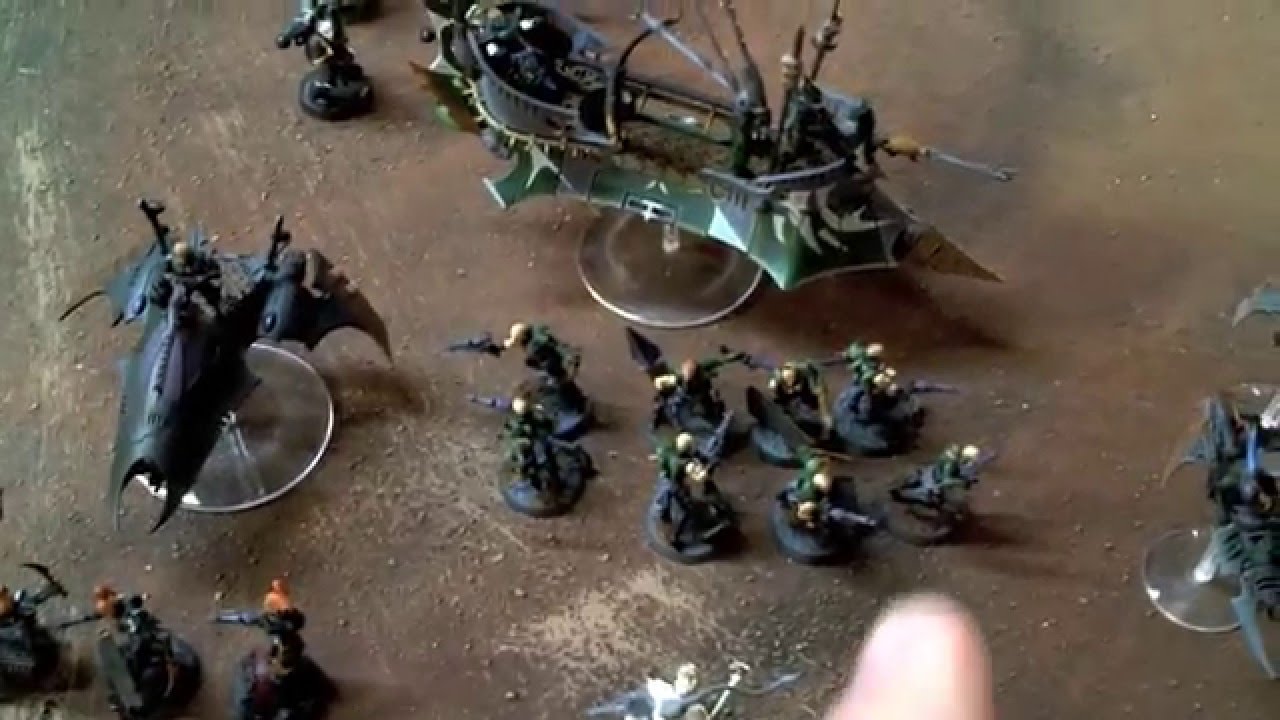 7ed Warhammer 40k Battle Report Dark Eldar vs Chaos Space Marines ...