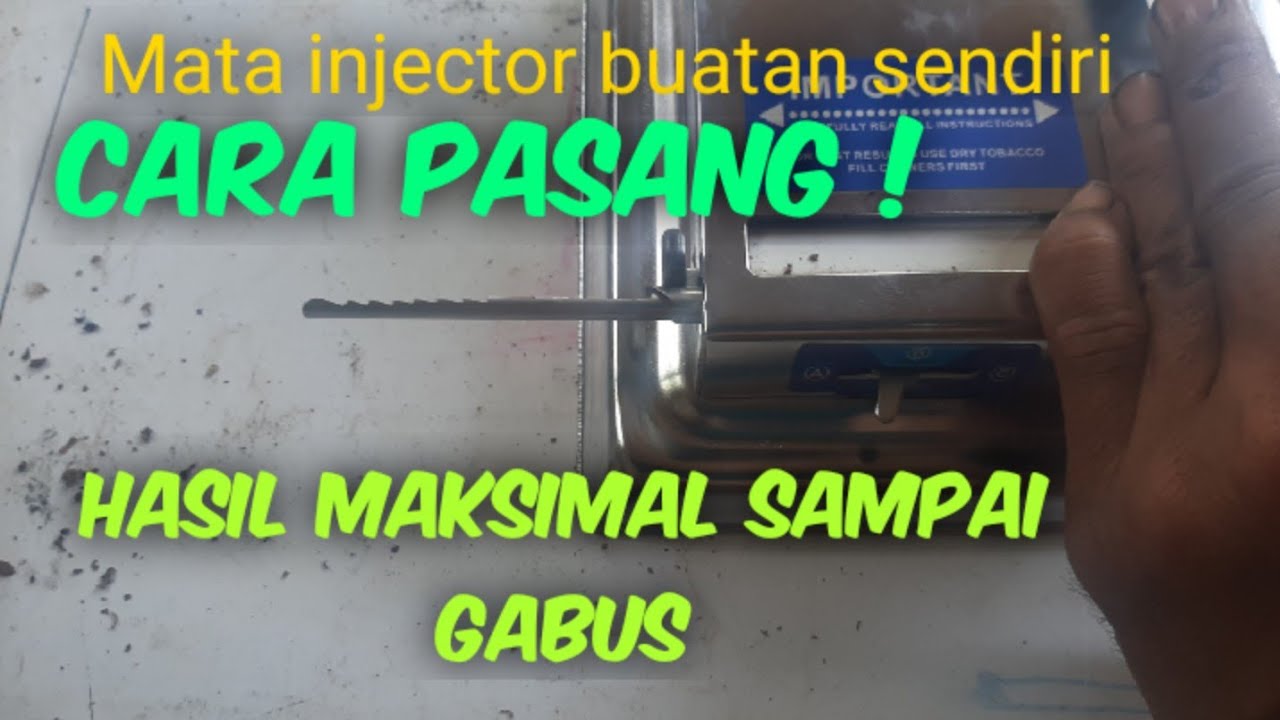Upgrade Mesin Injector Manual Jadi Lebih Maximal | Ganti Mata Injector Karya Sendiri