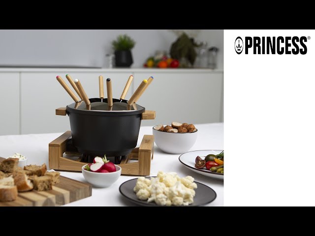 Fondue litre YouTube Princess Appareil Black à fondue – Pure - Volume en 173025 bambou Châssis 1,5 –