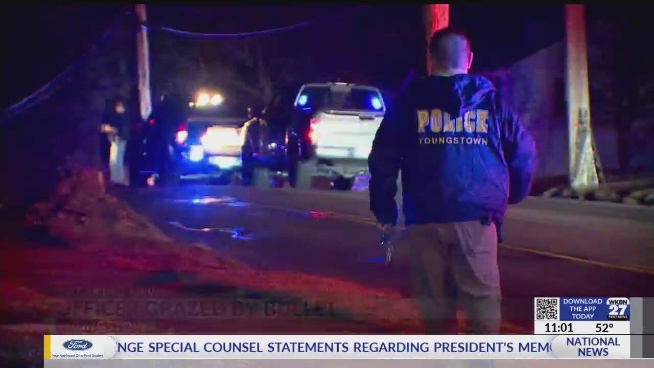 New details: Officer grazed by bullet in 'critical incident' - YouTube